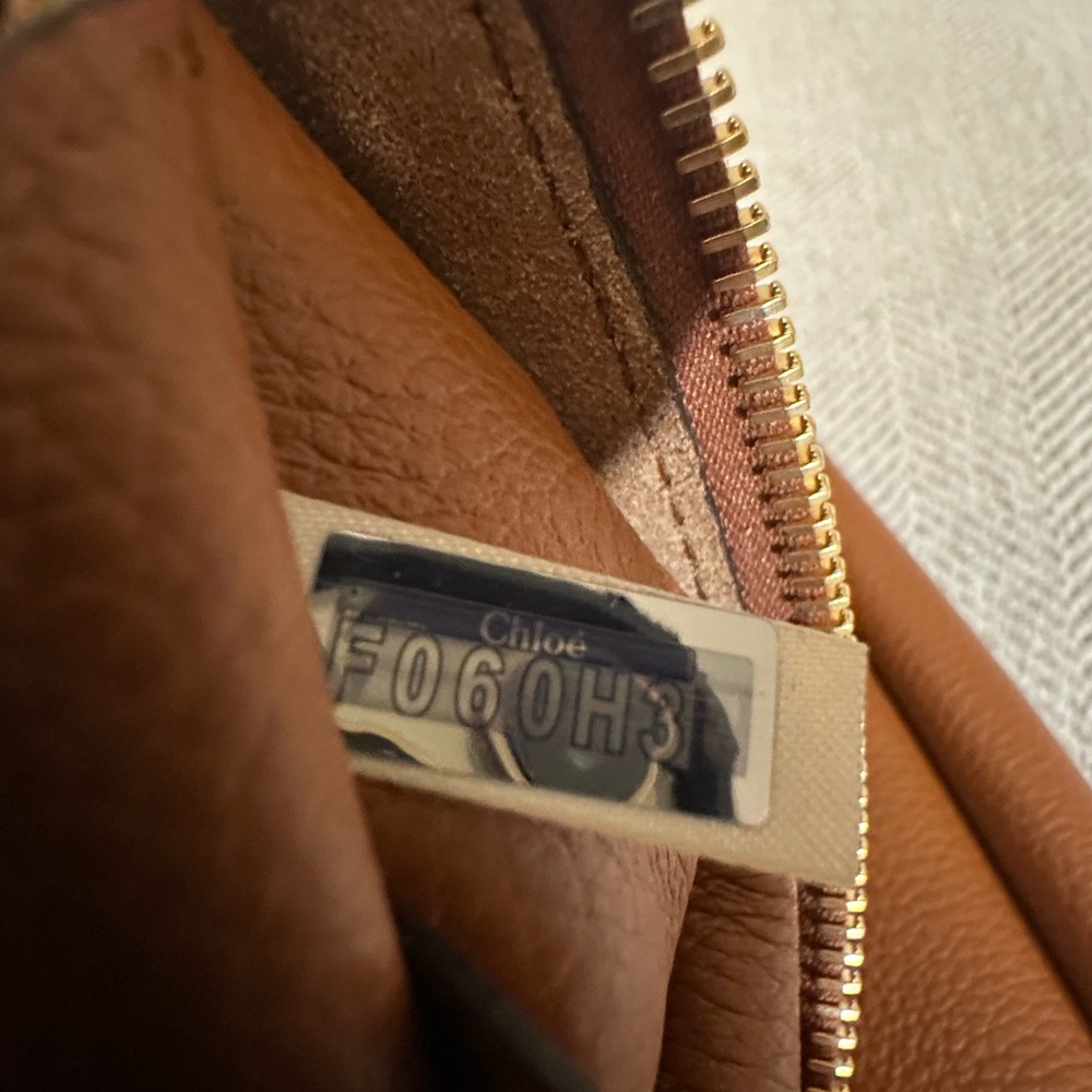 Chloé Tan Two Way Marcie Shoulder Bag Clutch-NWOT - Picture 12 of 16